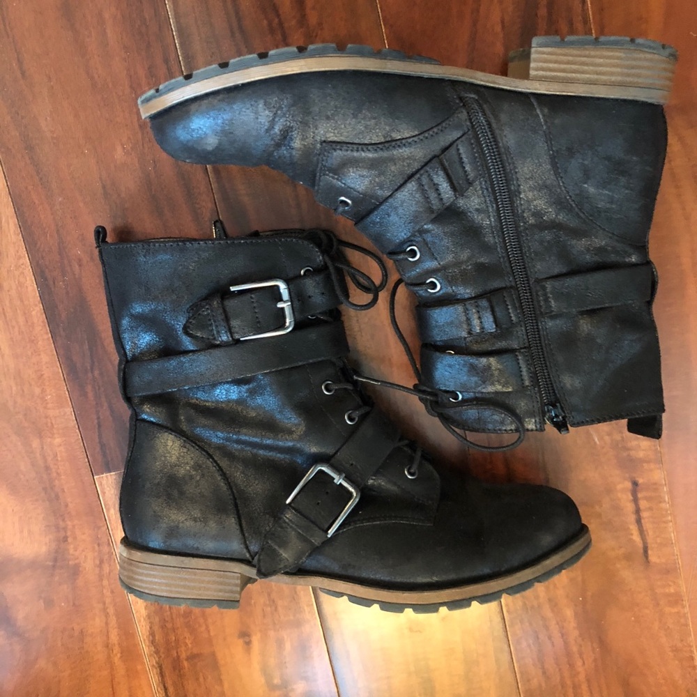 Crown Vintage Moto Boots